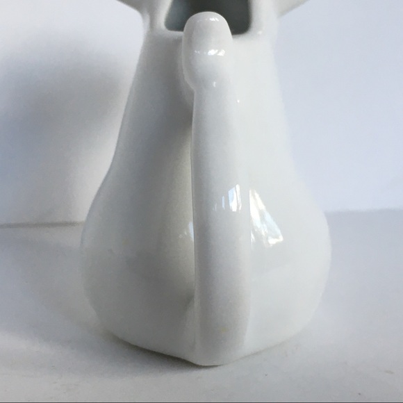 cow creamer white porcelain 3" tall EUC milk farm animals - Picture 3 of 10